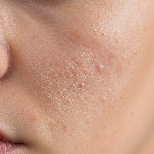 Dull Rough Skin Close-up